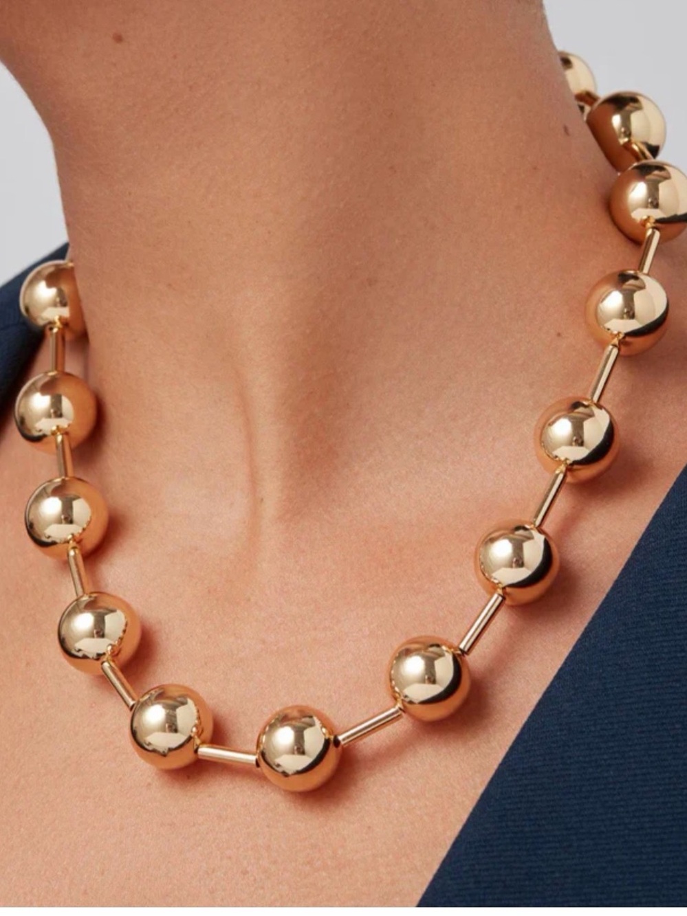 JENNY BIRD GOLD CELESTE MEGA NECKLACE